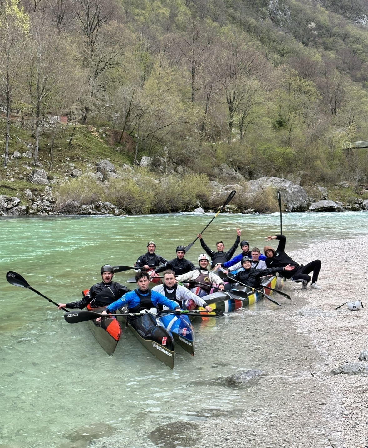 Stage descentes de rivière en Slovénie