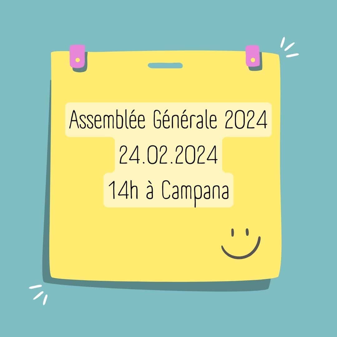 Assemblée Générale 2024 : bloquez la date !