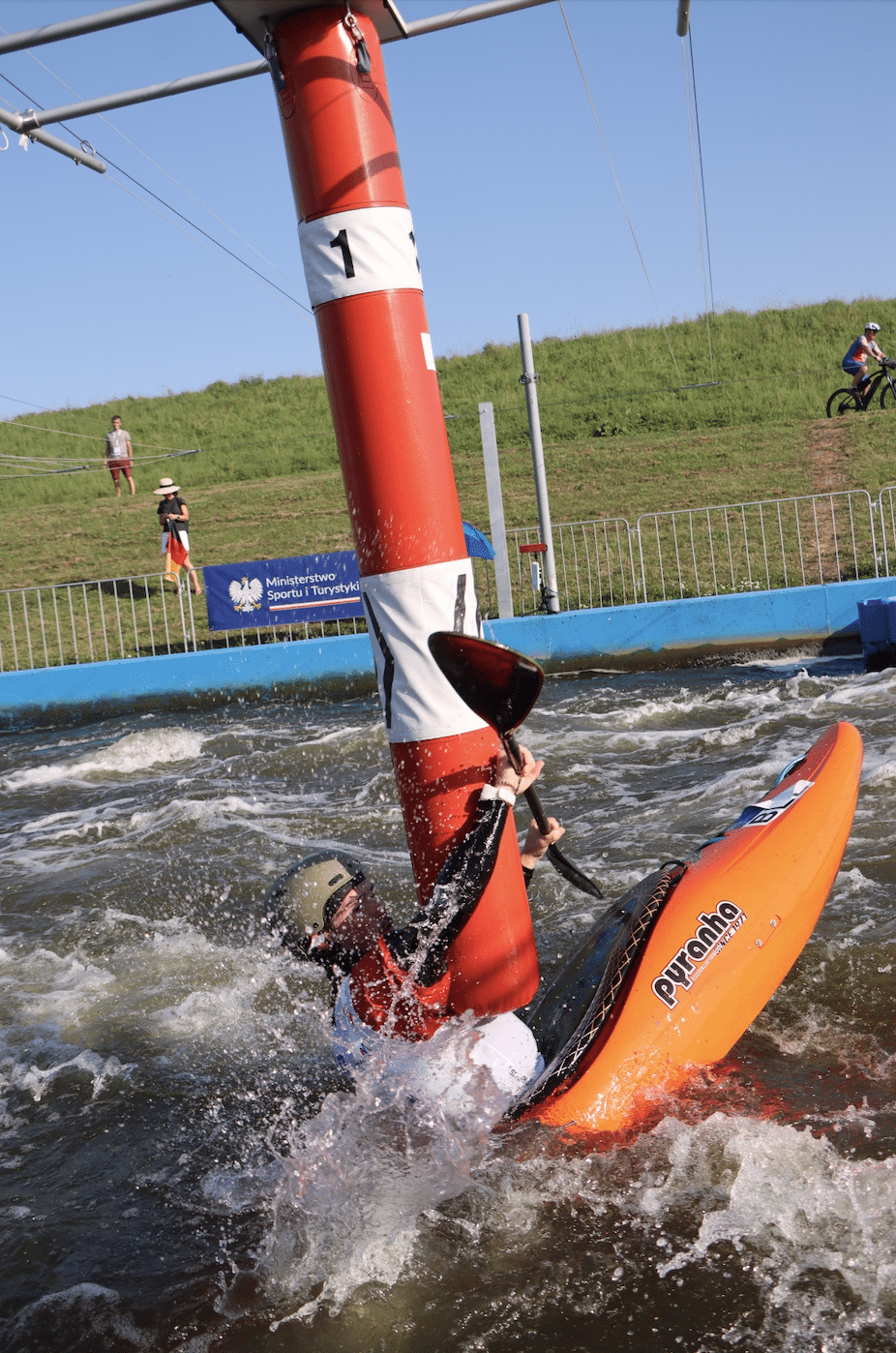1ère compétition officielle de Kayak Cross