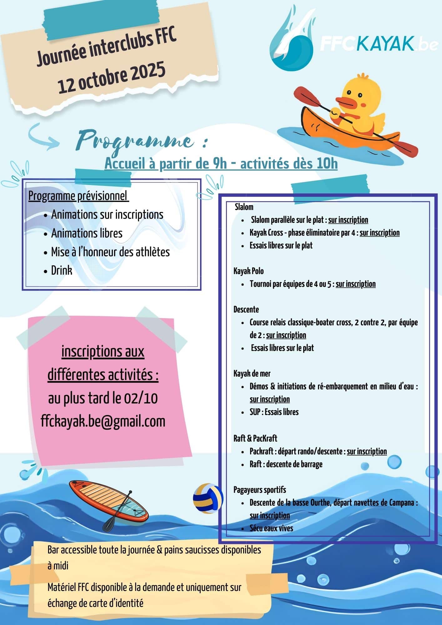 Journée interclubs FFC