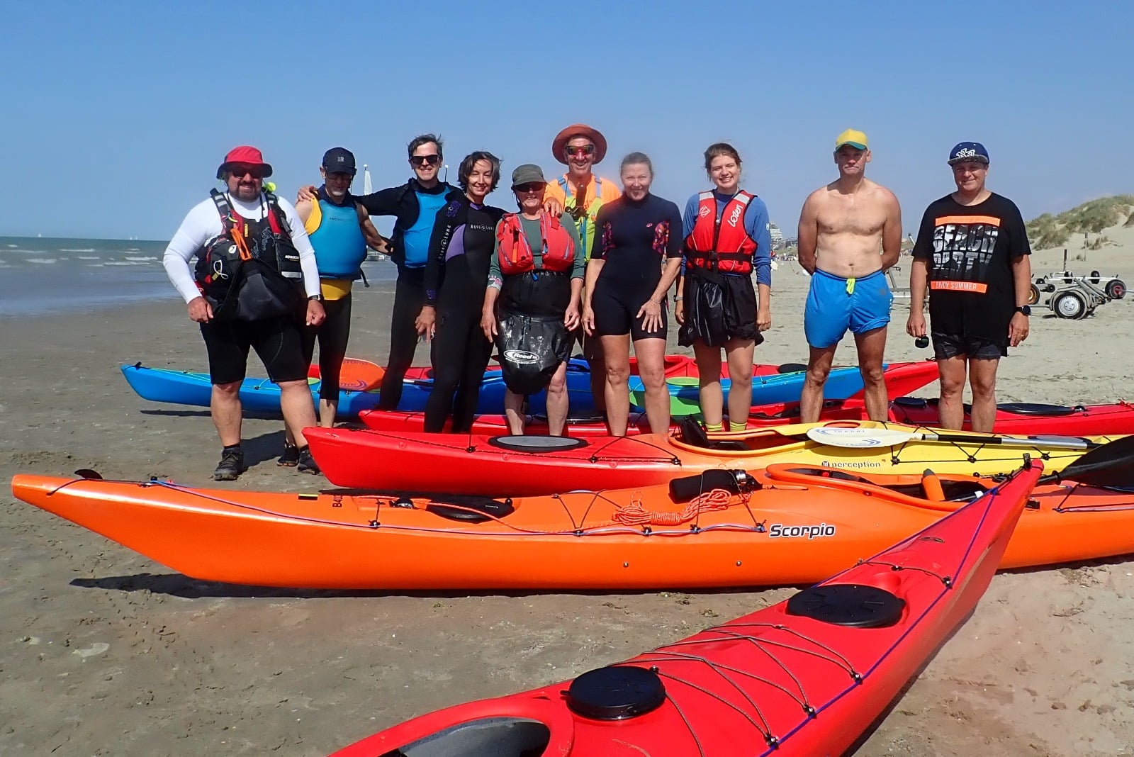 Journées Kayak de mer à Nieuwpoort et Oostduinkerke